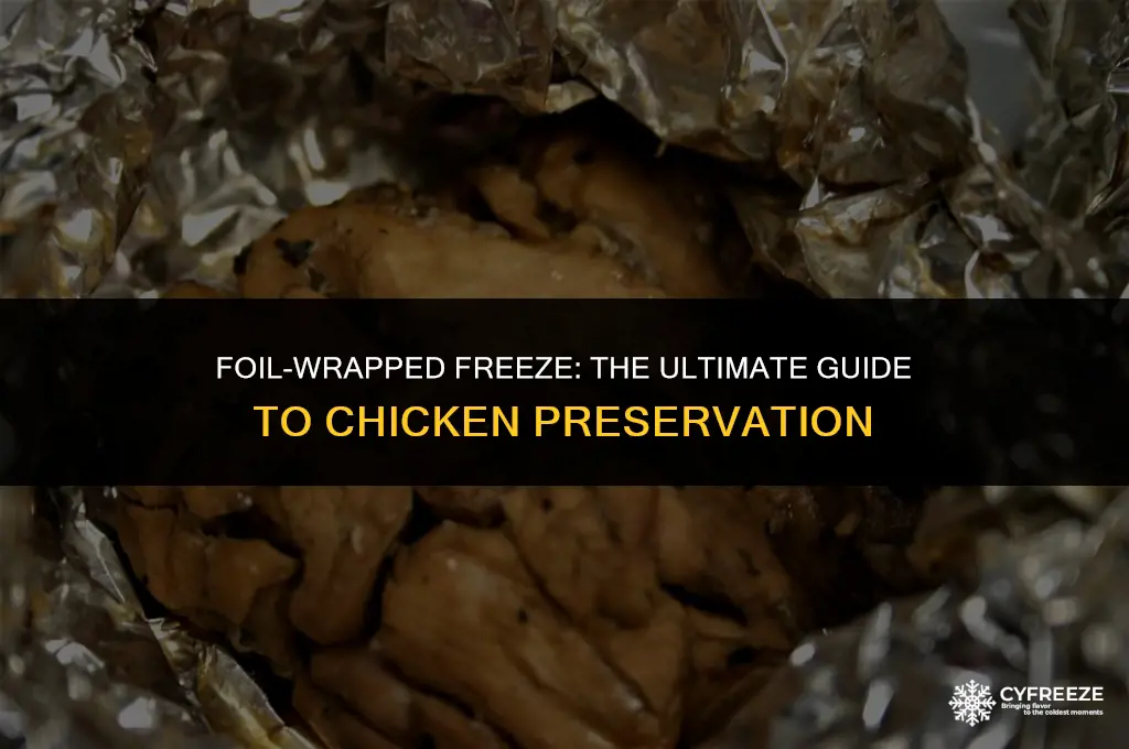 can u freeze chicken in foil