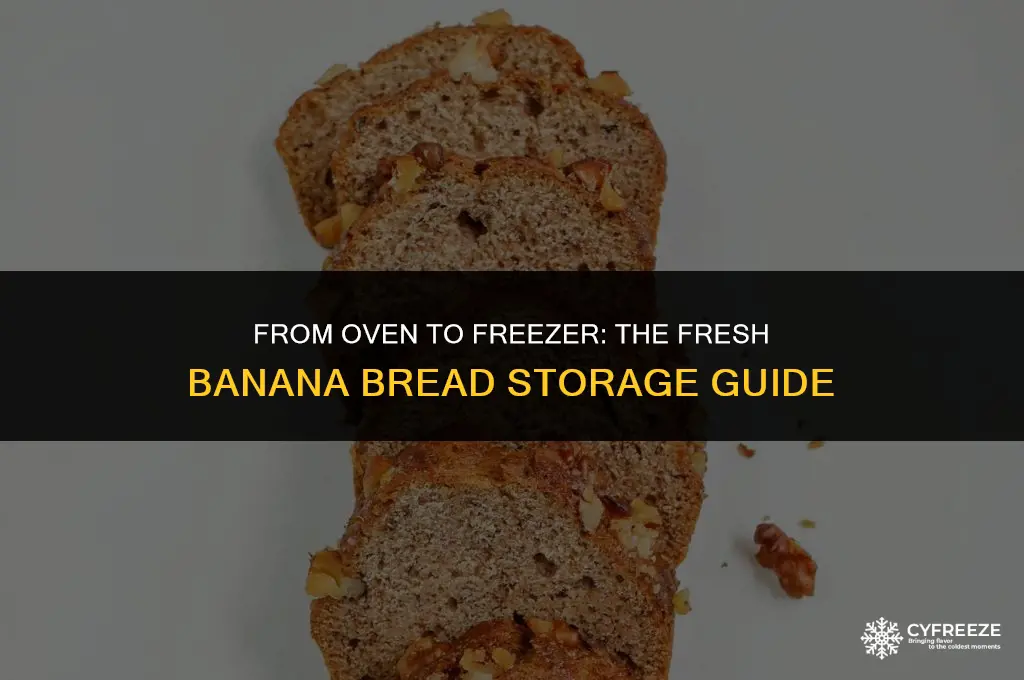 can u freeze fresh banana bread