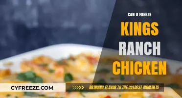 Can You Freeze King's Ranch Chicken? A Complete Guide