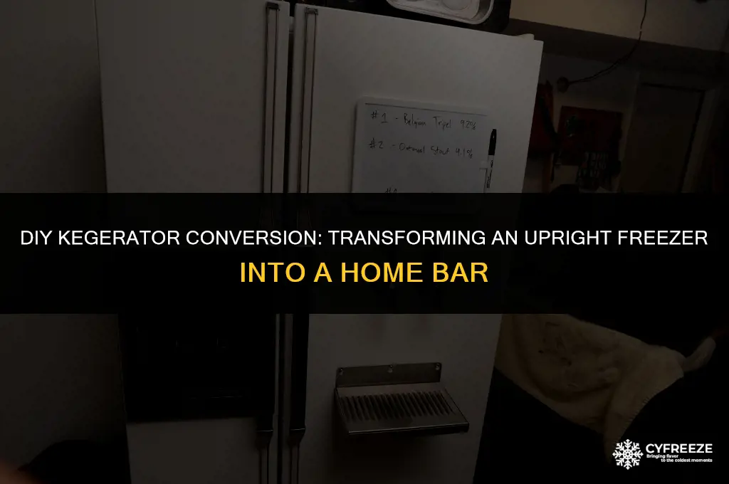 can u make a kegerator of a upright freezer