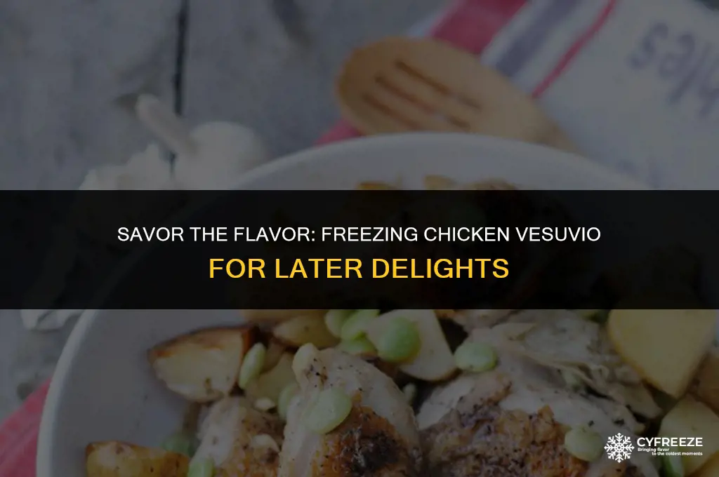 can u make chicken vesuvio ahead and freeze