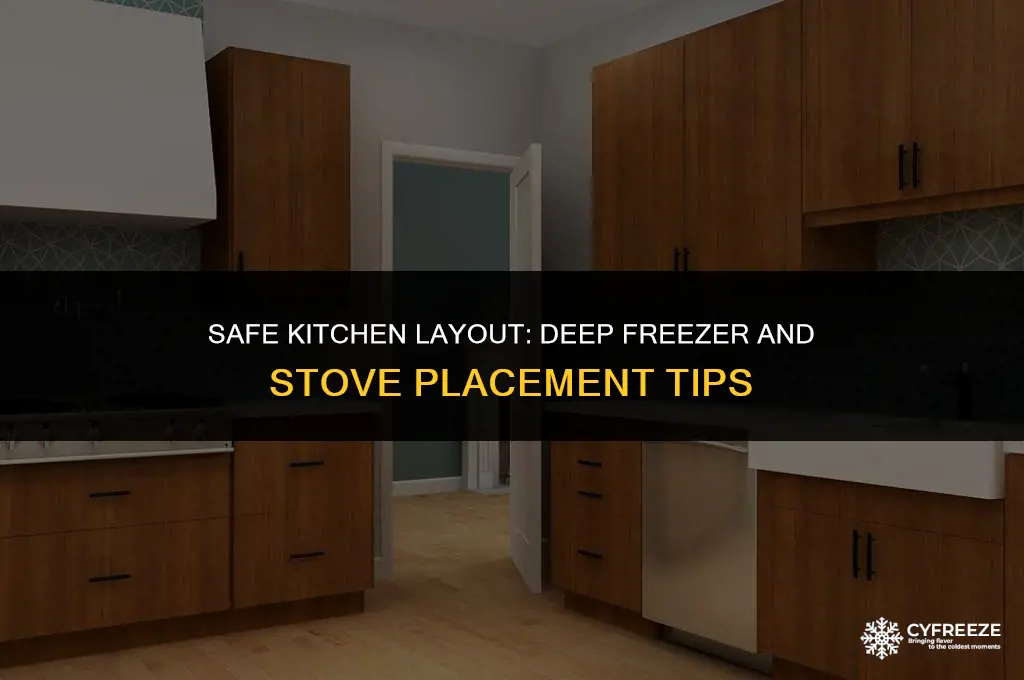 can u put a deep freezer next to a stove