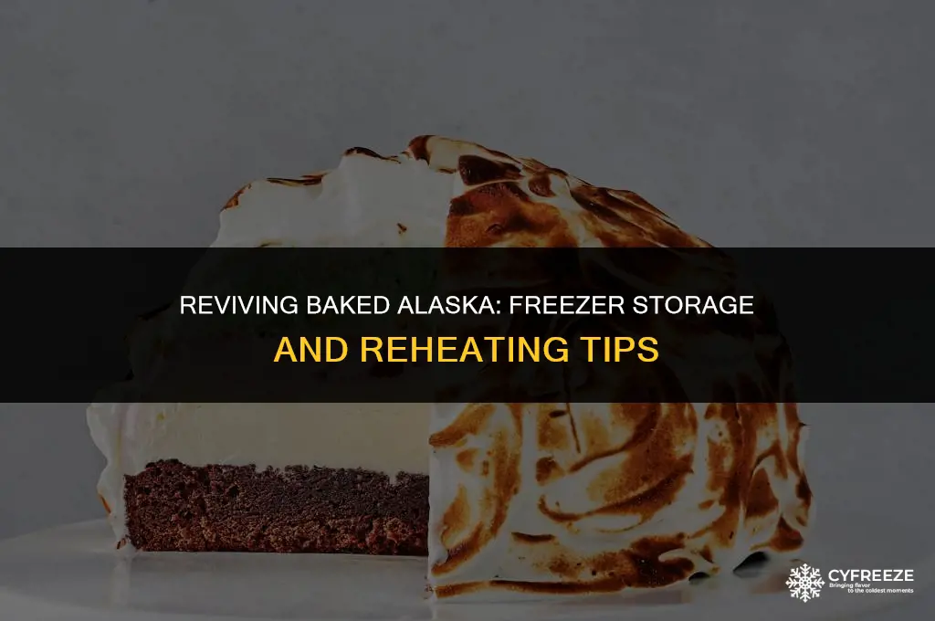 can u put baked alaska back in the freezer