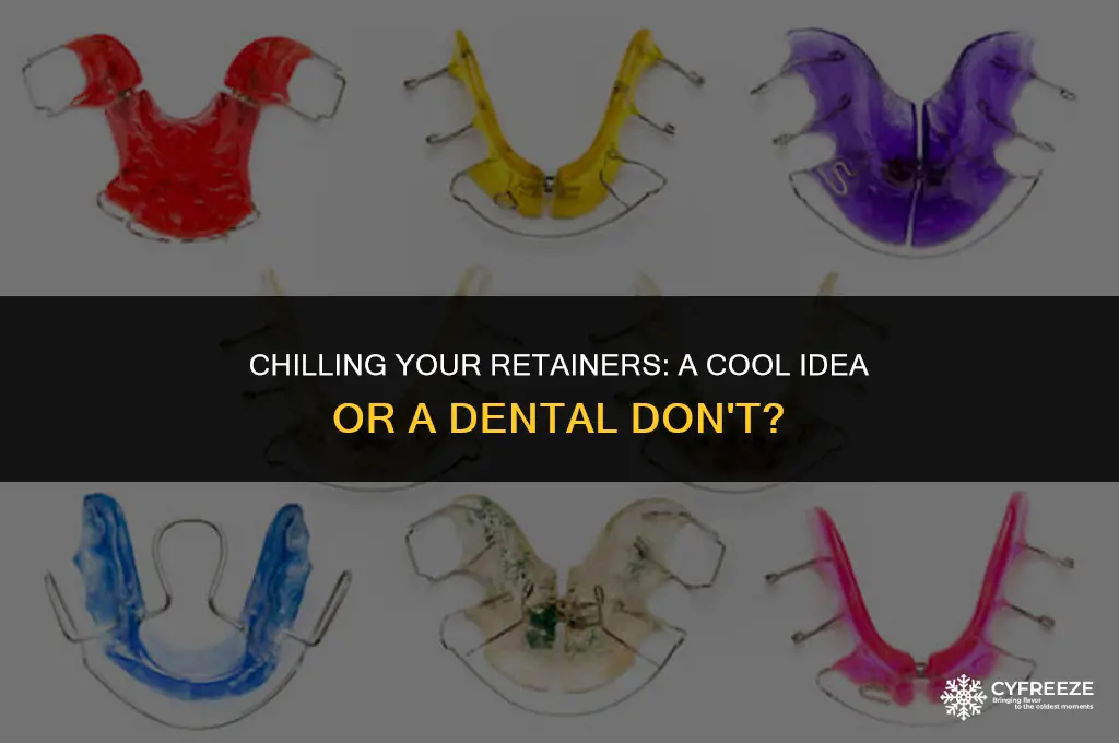 can u put ur retainers in the freezer