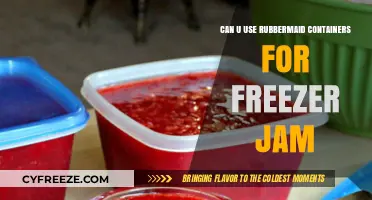 Using Rubbermaid Containers for Freezer Jam: Tips and Best Practices