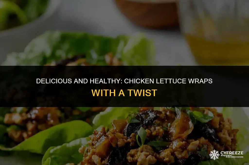 can use freeze chicken lettuce wrap meat