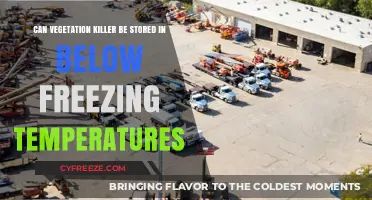 Storing Vegetation Killer in Freezing Temps: Safe or Risky?
