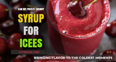 Cherry Syrup Freeze: Perfecting the Art of Icy Delights