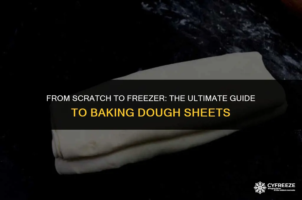 can we make baking dough sheet and freeze