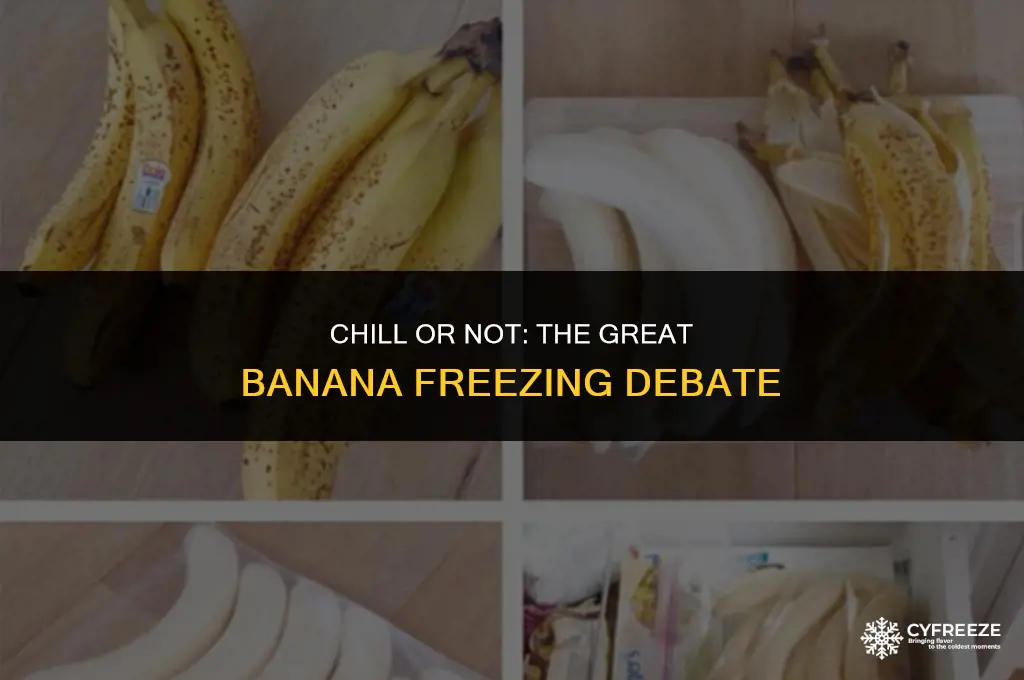 can we put banana in freeze