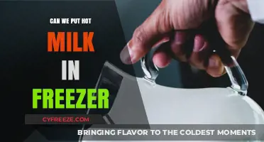 Chilling Dairy Dilemmas: Freezing Hot Milk - Yay or Nay?