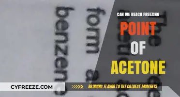 Exploring Acetone's Freezing Point: Can We Achieve It in Practice?