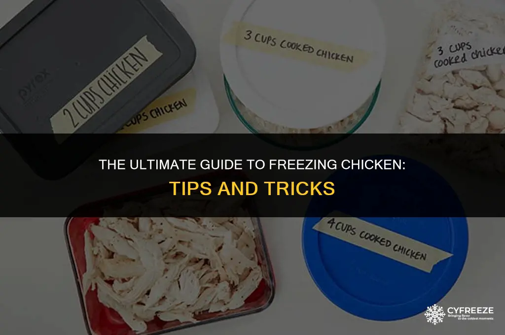 can we store chicken in freezer