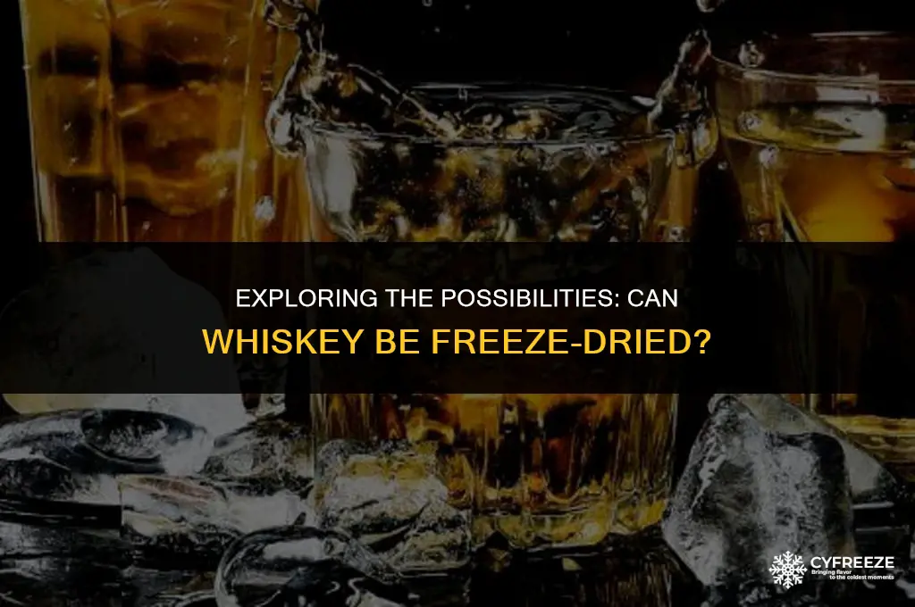 can whiskey be freeze dried