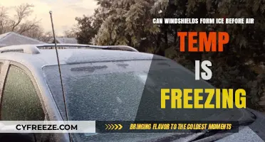 Chilly Surprises: Can Your Windshield Freeze Before Temps Drop?