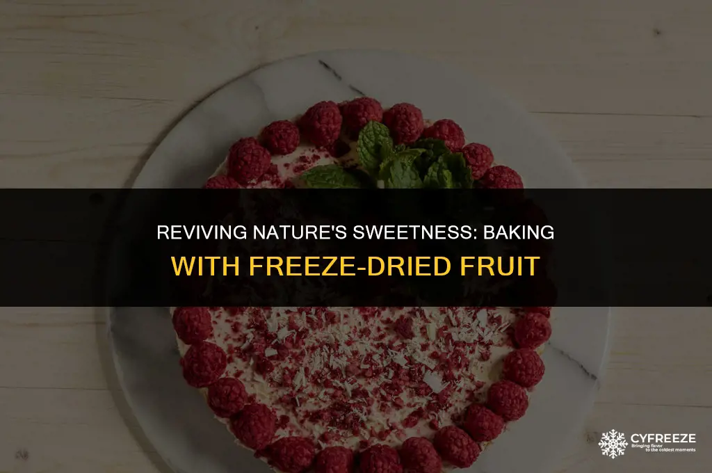 can you bake with freeze dried fruit