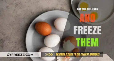 Boiling and Freezing Eggs: A Convenient Meal Prep Hack
