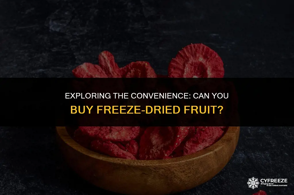 can you buy freeze dried fruit