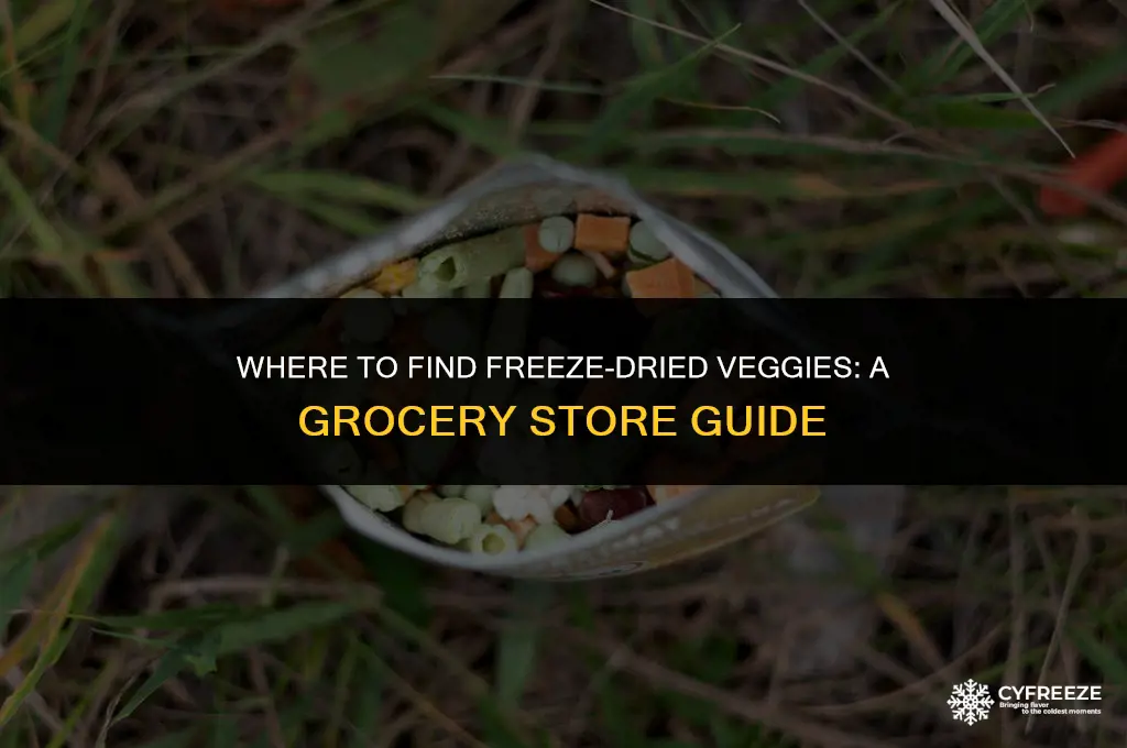 can you buy freeze dried vegetables at a grocery store