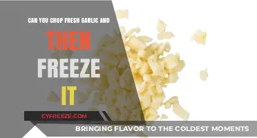 Fresh Garlic Chopped and Frozen: A Handy Kitchen Hack