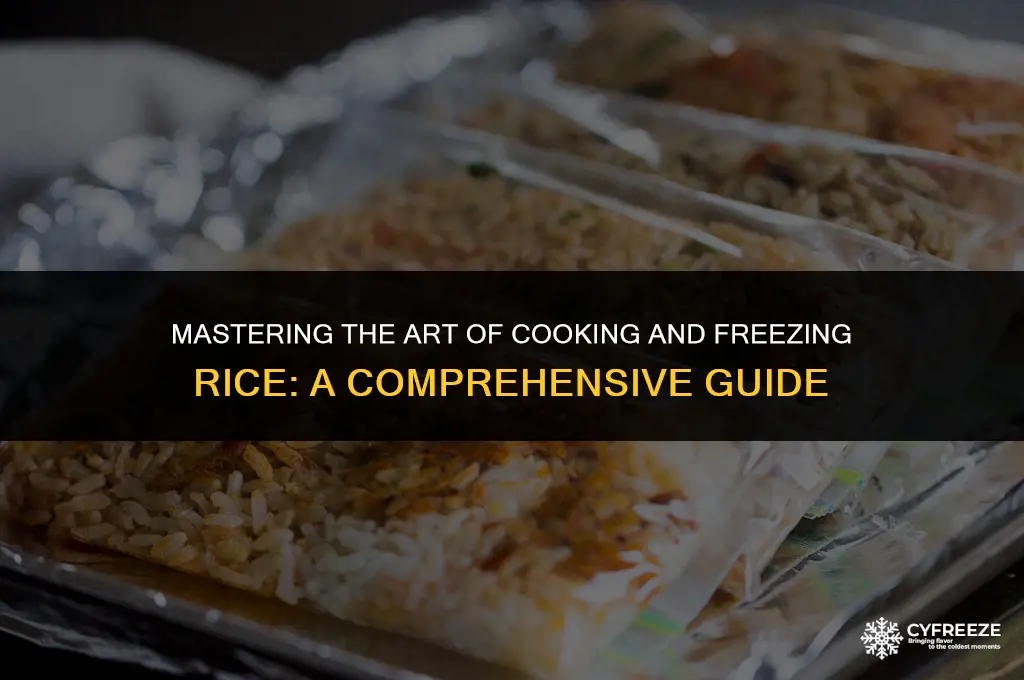 can you cook and freeze rice