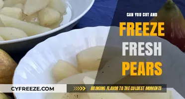 Preserve the Sweetness: A Guide to Cutting and Freezing Fresh Pears