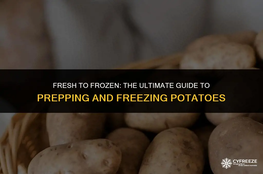 can you cut fresh potatoes and freeze them