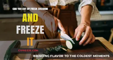 Fresh Zucchini: How to Cut and Freeze for Year-Round Use
