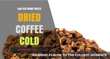 Chilled Revival: Exploring the Delight of Cold Freeze-Dried Coffee