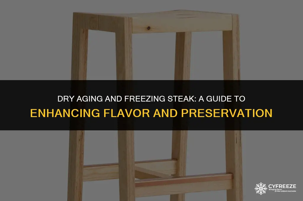 can you dry age a steak and then freeze it
