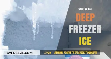 Chilling Truths: Is Deep Freezer Ice Safe to Eat?