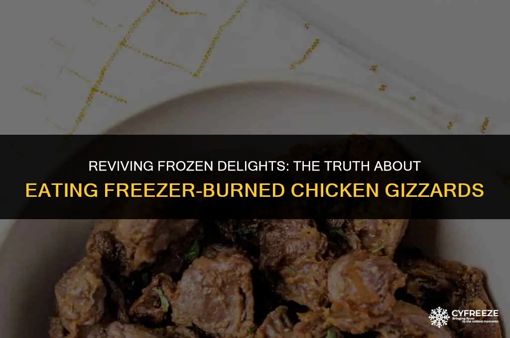 can you eat freezer burn chicken gizzards