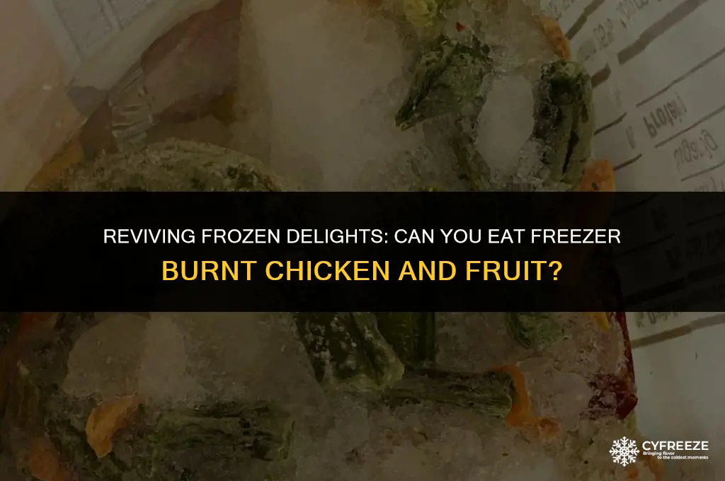 can you eat freezer burnt chicken fruit