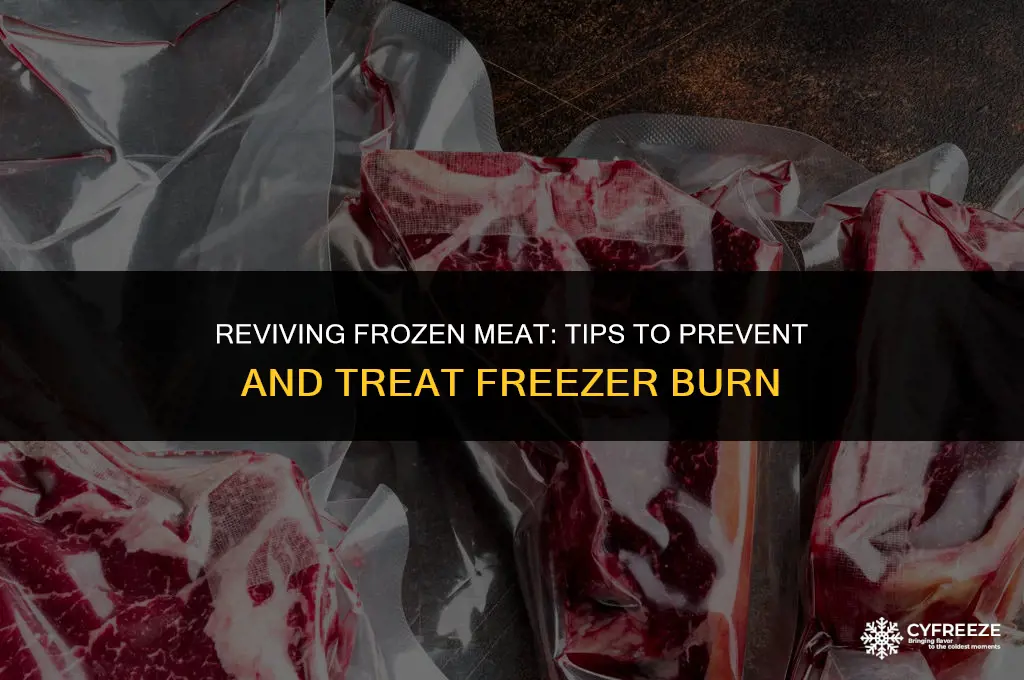 can you eat meat with ice in is freezer burned