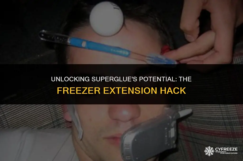 can you extend superglue by putting it in the freezer