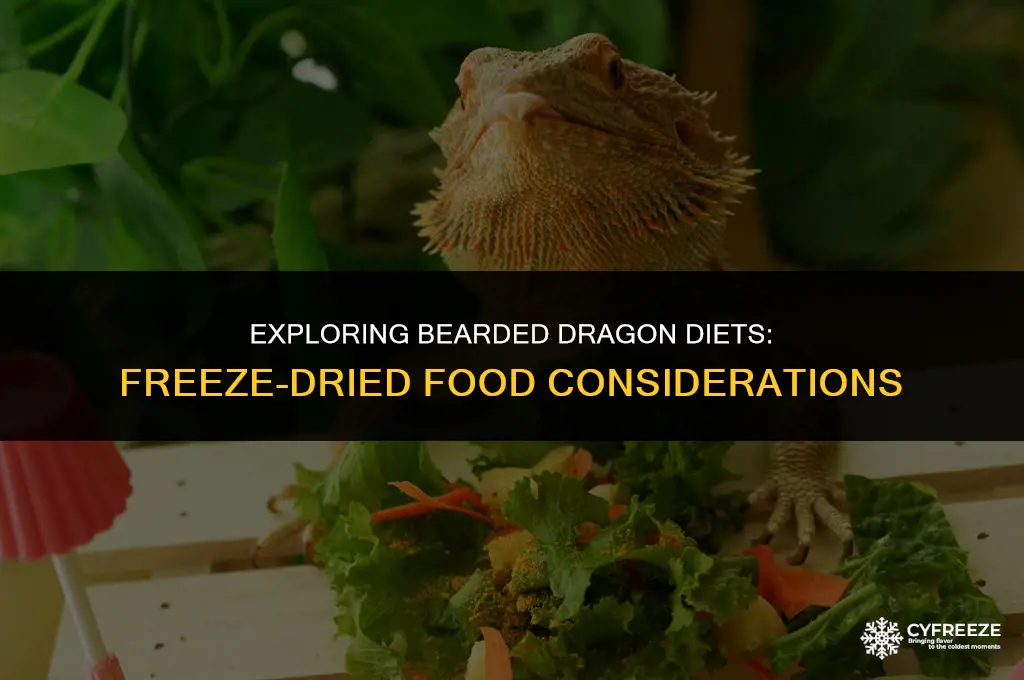 can you feed bearded dragons just freeze dried food
