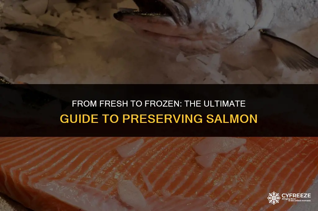 can you freez salmon if not fresh