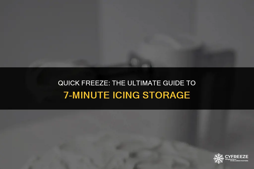 can you freeze 7 minute icing