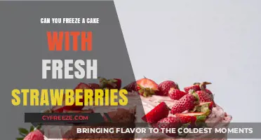 Sweet Success: Freezing Cakes with Fresh Strawberries