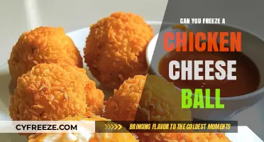 Freezing Chicken Cheese Balls: A Delicious Make-Ahead Snack
