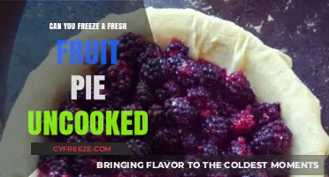 From Fresh to Frozen: The Uncooked Fruit Pie Dilemma