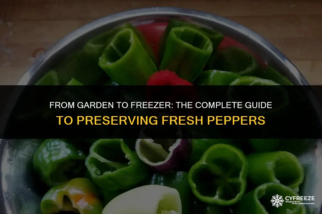 can you freeze a fresh pepper