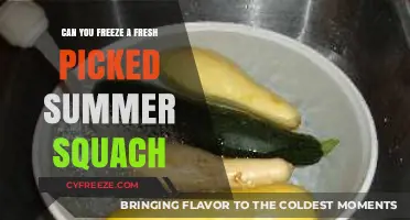 Preserving Summer's Bounty: Can You Freeze Fresh-Picked Summer Squash?