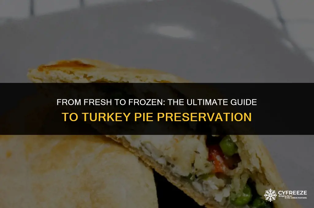 can you freeze a fresh turkey pie
