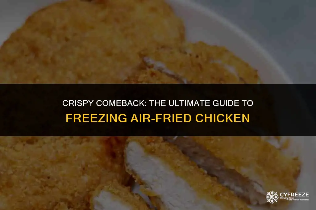 can you freeze air fried chicken