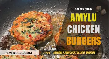 Freezing Amylu Chicken Burgers: A Handy Guide for Meal Prep