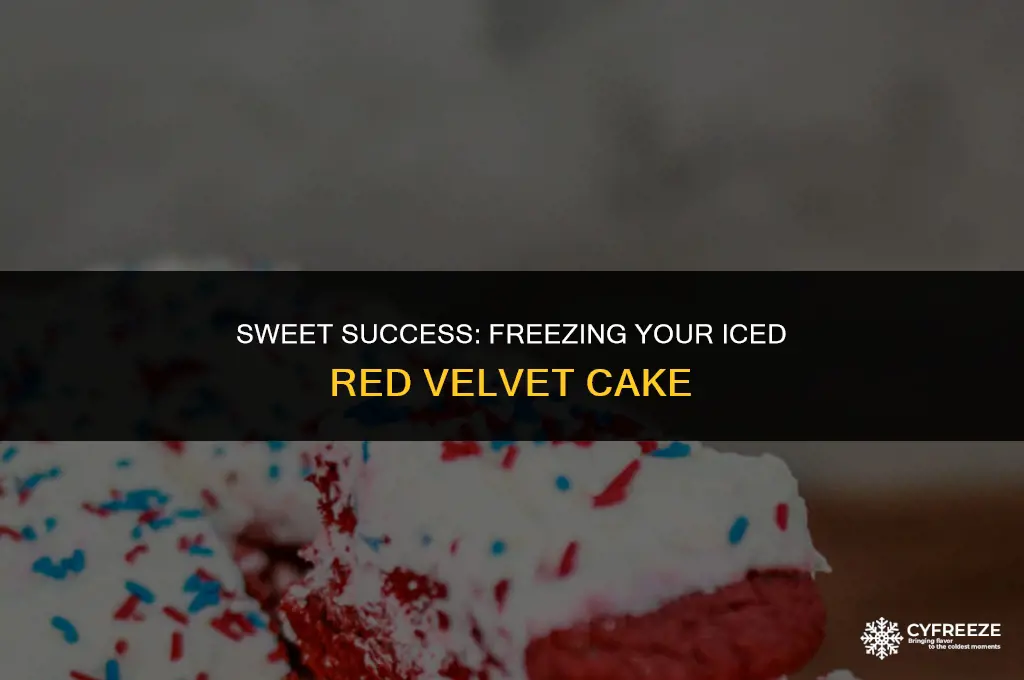 can you freeze an iced red velvet cake