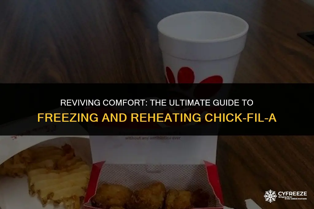 can you freeze and reheat chick fil a
