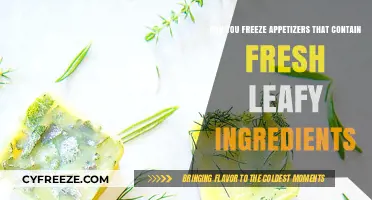 Fresh to Frozen: Preserving Leafy Appetizers for Later Enjoyment