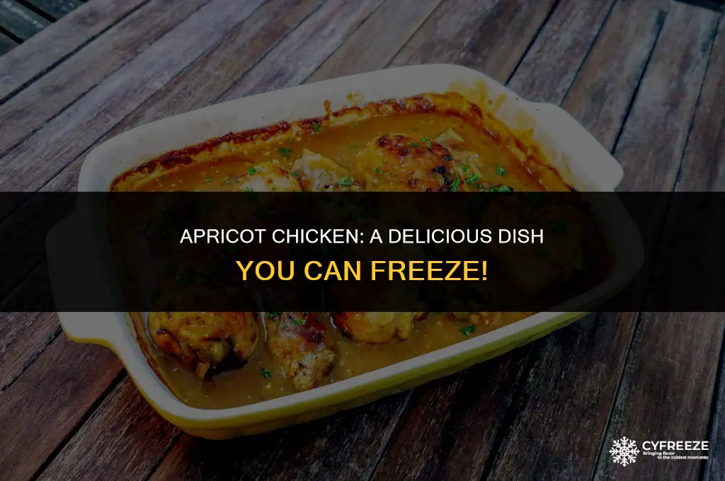 can you freeze apricot chicken